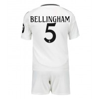 Camiseta Real Madrid Jude Bellingham #5 Primera Equipación para niños 2024-25 manga corta (+ pantalones cortos)